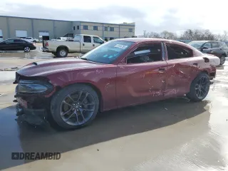 2022 Dodge Charger Scat Pack Widebody with VIN 2C3CDXGJ6NH228441, listed as a Copart auction lot 47446755 with 38,334 mi miles and Salvage Title. Bid and sale history available at DreamBid. Image 1.