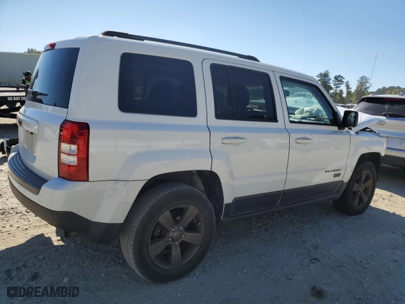 2016 Jeep Patriot 75th Anniversary with VIN 1C4NJRBB2GD697812, listed as a Copart auction lot 77008604 with 0 mi miles and Salvage Title. Bid and sale history available at carsss.com. Image 3.
