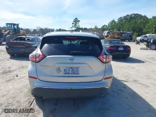 2016 Nissan Murano SV with VIN 5N1AZ2MG2GN111087, listed as a IAAI auction lot 41595111 with 184,432 mi miles. Bid and sale history available at carsss.com. Image 17.