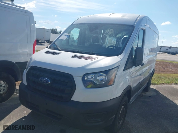 2020 Ford Transit Cargo Van with VIN 1FTBR1C83LKA42001, listed as a IAAI auction lot 40799307 with 182,857 mi miles. Bid and sale history available at carsss.com. Image 20.