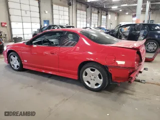 2006 Chevrolet Monte Carlo SS with VIN 2G1WL16C069222599, listed as a Copart auction lot 73144014 with 56,617 mi miles and Salvage Title. Bid and sale history available at carsss.com. Image 2.