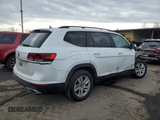 2021 Volkswagen Atlas S z VIN 1V2GP2CA1MC535481, wystawiony jako Copart lot #45926875 z przebiegiem 97 663 mil mil oraz Szkoda całkowita • Salvage title. Historia ofert i sprzedaży dostępna na DreamBid. Obrazek 3.
