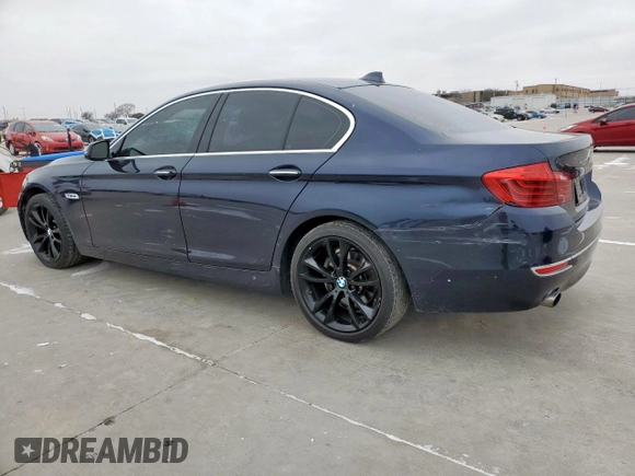 2016 BMW 5 Series 535i with VIN WBA5B1C54GG129662, listed as a Copart auction lot 46103635 with 165,552 mi miles and Clean Title. Bid and sale history available at carsss.com. Image 2.