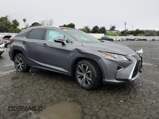 2017 Lexus RX 350 with VIN 2T2ZZMCA3HC035850, listed as a Copart auction lot 44435685 with 46,516 mi miles and Salvage Title. Bid and sale history available at DreamBid. Image 4.