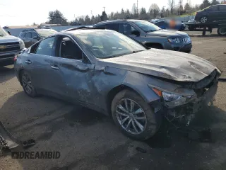 2014 Infiniti Q50 Premium with VIN JN1BV7AR5EM691514, listed as a Copart auction lot 47985465 with 119,821 mi miles and Salvage Title. Bid and sale history available at DreamBid. Image 4.