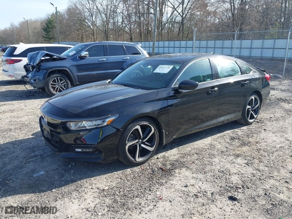 2020 Honda Accord Sedan Sport with VIN 1HGCV1F33LA051031, listed as a IAAI auction lot 41747730 with 128,397 mi miles. Bid and sale history available at carsss.com. Image 17.