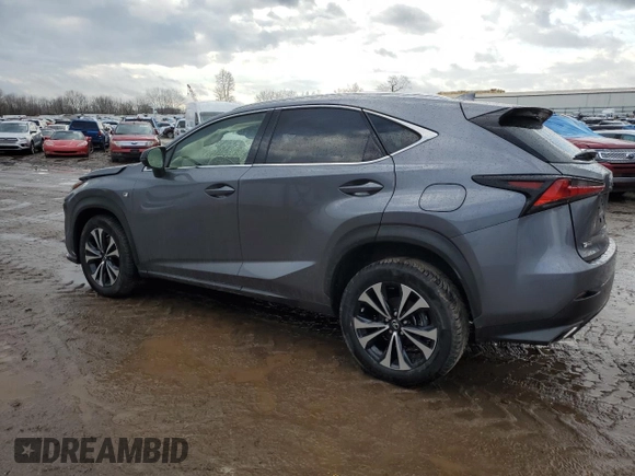 2020 Lexus NX with VIN JTJSARDZ1L5016411, listed as a Copart auction lot 47834075 with 60,727 mi miles and Non Repairable. Bid and sale history available at carsss.com. Image 2.