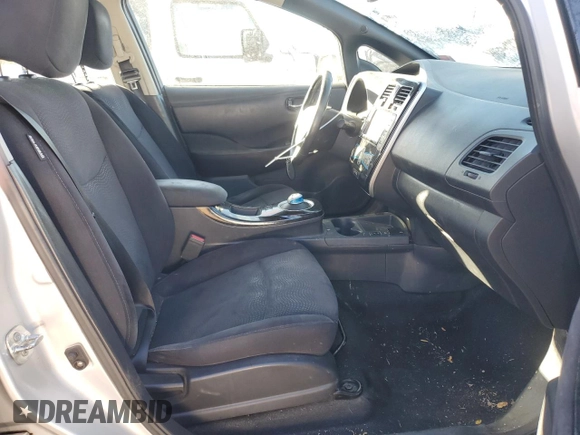 2013 Nissan LEAF SV with VIN 1N4AZ0CP5DC423640, listed as a Copart auction lot 80779174 with 106,221 mi miles and Salvage Title. Bid and sale history available at DreamBid. Image 7.