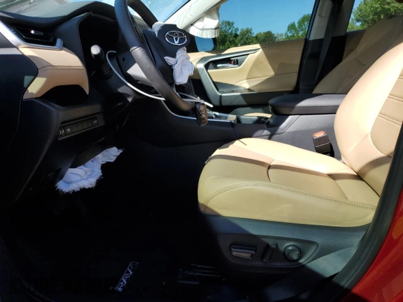 2024 Toyota RAV4 Hybrid XLE Premium with VIN 4T3B6RFV0RU141593, listed as a Copart auction lot 52819155 with 35,589 mi miles and Salvage Title. Bid and sale history available at DreamBid. Image 7.