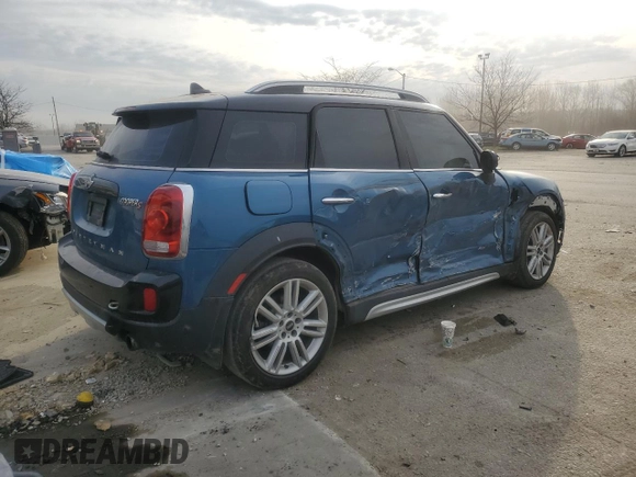 2017 MINI Countryman Cooper S with VIN WMZYT5C39H3D81051, listed as a Copart auction lot 48803665 with 97,401 mi miles and Salvage title. Bid and sale history available at DreamBid. Image 3.