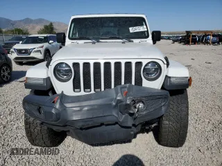 2018 Jeep Wrangler Unlimited Sahara with VIN 1C4HJXEG6JW112198, listed as a Copart auction lot 63412775 with 34,853 mi miles and Salvage title. Bid and sale history available at DreamBid. Image 5.