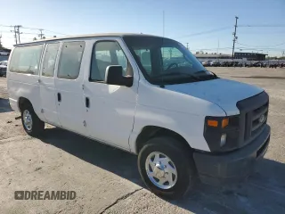 2008 Ford Econoline Passenger XL with VIN 1FMNE11W38DA13843, listed as a Copart auction lot 81769724 with 112,367 mi miles and Salvage Title. Bid and sale history available at DreamBid. Image 4.