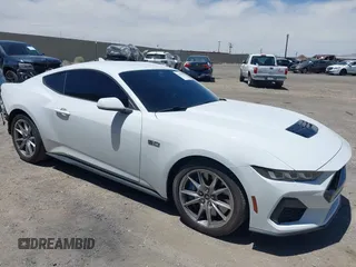2024 Ford Mustang GT with VIN 1FA6P8CF1R5412664, listed as a IAAI auction lot 42293885 with 14,429 mi miles and . Bid and sale history available at DreamBid. Image 1.