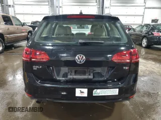 2017 Volkswagen Golf SportWagen S with VIN 3VWC17AUXHM513198, listed as a Copart auction lot 42968715 with 75,820 mi miles and Salvage Title. Bid and sale history available at carsss.com. Image 6.