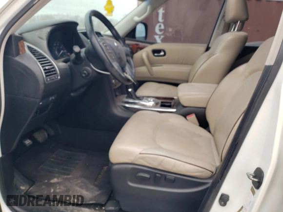 2017 Nissan Armada SL with VIN JN8AY2ND6H9006806, listed as a Copart auction lot 43195265 with 126,955 mi miles and Salvage Title. Bid and sale history available at carsss.com. Image 7.