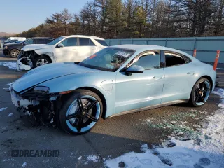 2022 Porsche Taycan z VIN WP0AA2Y13NSA15861, wystawiony jako Copart lot #88211535 z przebiegiem 21 808 mil mil oraz Szkody całkowita. Historia ofert i sprzedaży dostępna na DreamBid. Obrazek 1.