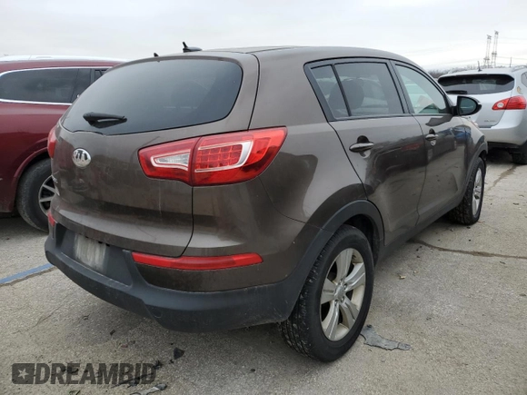 2013 Kia Sportage LX with VIN KNDPB3A29D7365641, listed as a Copart auction lot 83667044 with 135,085 mi miles and Salvage Title. Bid and sale history available at carsss.com. Image 3.