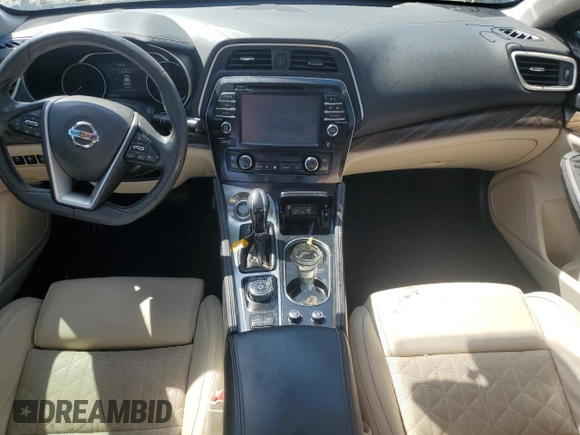 2018 Nissan Maxima Platinum with VIN 1N4AA6AP8JC382929, listed as a Copart auction lot 51987855 with 25,897 mi miles and Salvage Title. Bid and sale history available at DreamBid. Image 8.