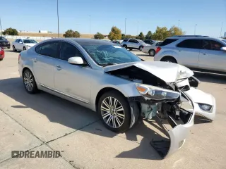 2016 Kia Cadenza Premium with VIN KNALN4D74G5209491, listed as a Copart auction lot 77173114 with 64,628 mi miles and Salvage Title. Bid and sale history available at carsss.com. Image 4.