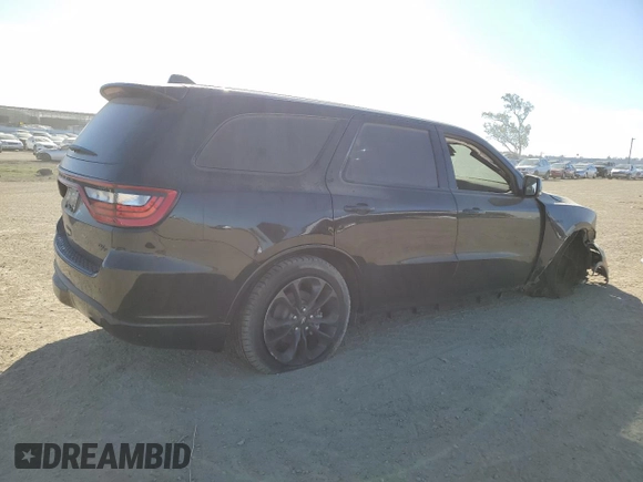 2022 Dodge Durango R/T Plus with VIN 1C4SDJCT4NC222037, listed as a Copart auction lot 48144735 with 48,004 mi miles and Salvage title. Bid and sale history available at DreamBid. Image 3.