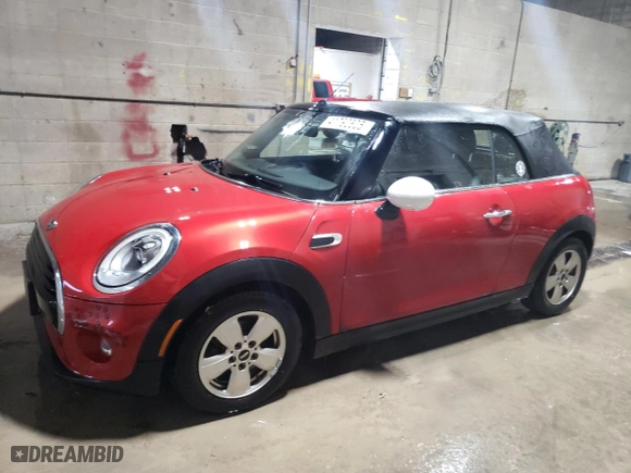 2016 MINI Cooper Convertible with VIN WMWWG5C58G3A83454, listed as a Copart auction lot 41790805 with 62,178 mi miles and Clean Title. Bid and sale history available at carsss.com. Image 1.
