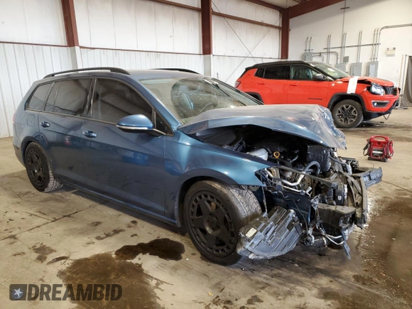 2019 Volkswagen Golf SportWagen S with VIN 3VW117AU0KM507425, listed as a Copart auction lot 77443114 with 54,564 mi miles and Salvage Title. Bid and sale history available at carsss.com. Image 4.