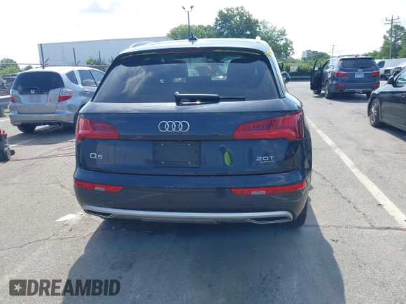 2018 Audi Q5 Premium Plus with VIN WA1BNAFY7J2210253, listed as a IAAI auction lot 42742467 with 103,843 mi miles and . Bid and sale history available at DreamBid. Image 16.