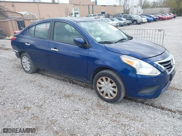 2019 Nissan Versa Sedan SV with VIN 3N1CN7AP3KL871325, listed as a IAAI auction lot 41170018 with 91,675 mi miles. Bid and sale history available at carsss.com. Image 1.