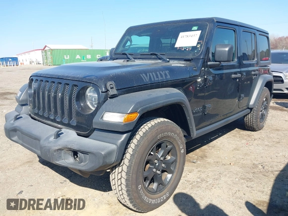 2020 Jeep Wrangler Unlimited Black and Tan with VIN 1C4HJXDGXLW219078, listed as a IAAI auction lot 41783437 with 59,137 mi miles and . Bid and sale history available at DreamBid. Image 18.