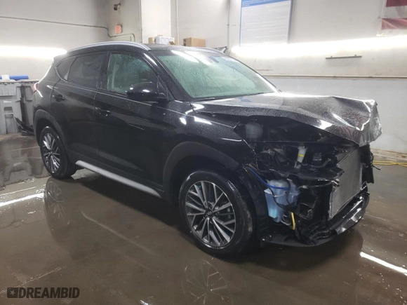2019 Hyundai Tucson Night with VIN KM8J33AL5KU965000, listed as a Copart auction lot 78222114 with 43,044 mi miles and Salvage Title. Bid and sale history available at carsss.com. Image 4.