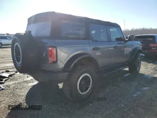2021 Ford Bronco with VIN 1FMEE5DP9MLA89837, listed as a Copart auction lot 87672995 with 27,341 mi miles and Salvage Title. Bid and sale history available at DreamBid. Image 3.