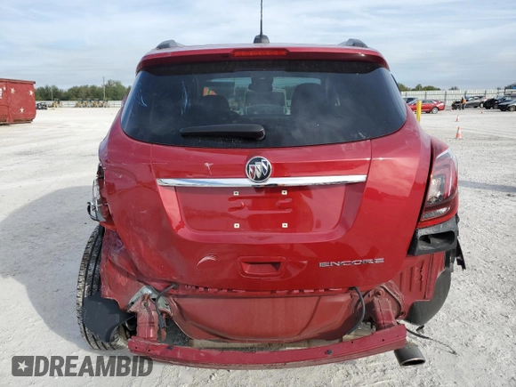 2020 Buick Encore Preferred with VIN KL4CJASB9LB024203, listed as a Copart auction lot 87443204 with 24,038 mi miles and Non Repairable. Bid and sale history available at carsss.com. Image 6.