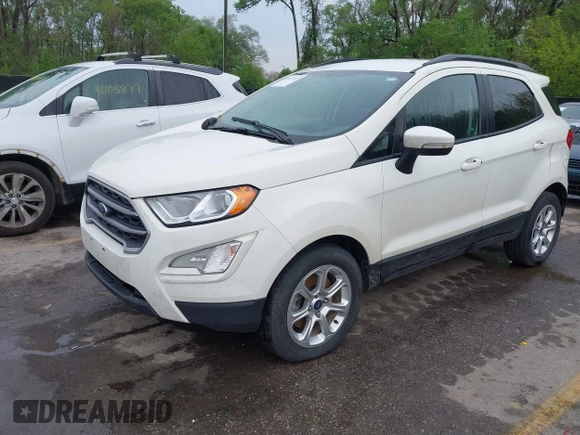 2019 Ford EcoSport SE with VIN MAJ3S2GE7KC290961, listed as a IAAI auction lot 42073145 with 156,178 mi miles and . Bid and sale history available at DreamBid. Image 17.