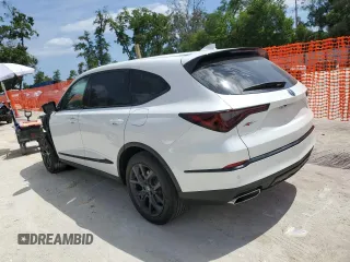 2023 Acura MDX w/A-Spec Package with VIN 5J8YE1H05PL042995, listed as a Copart auction lot 55276985 with 45,893 mi miles and Salvage title. Bid and sale history available at DreamBid. Image 2.
