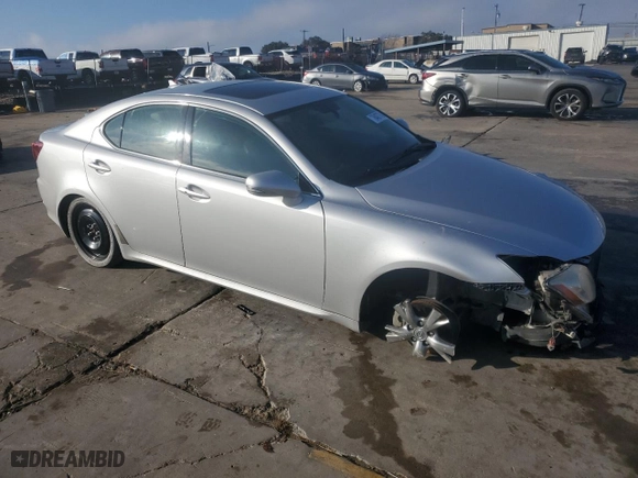 2010 Lexus IS 250 with VIN JTHBF5C24A5126978, listed as a Copart auction lot 84077604 with NaN miles and Salvage Title. Bid and sale history available at carsss.com. Image 4.