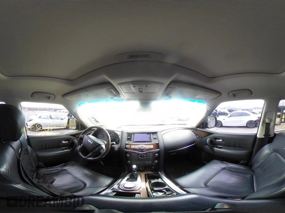 2012 Infiniti QX56 7-passenger z VIN JN8AZ2NEXC9020609, wystawiony jako IAAI lot #42026235 z przebiegiem 168 109 mil mil oraz . Historia ofert i sprzedaży dostępna na DreamBid. Obrazek 19.