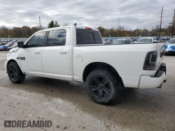 2018 Ram 1500 Sport z VIN 1C6RR7MT0JS152173, wystawiony jako Copart lot #77029154 z przebiegiem 154 064 mil mil oraz Szkoda całkowita • Salvage title. Historia ofert i sprzedaży dostępna na DreamBid. Obrazek 2.