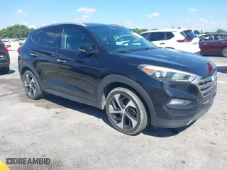 2016 Hyundai Tucson Eco with VIN KM8J3CA21GU175904, listed as a IAAI auction lot 41898678 with 117,985 mi miles. Bid and sale history available at carsss.com. Image 1.