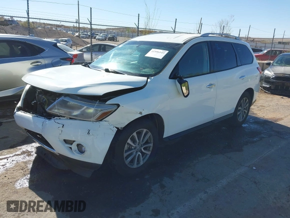2016 Nissan Pathfinder S with VIN 5N1AR2MN7GC638875, listed as a IAAI auction lot 41996143 with 92,637 mi miles and . Bid and sale history available at DreamBid. Image 18.