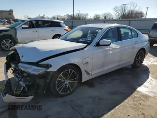2023 BMW 5 Series 530e with VIN WBA13AG01PCL83976, listed as a Copart auction lot 46820295 with 44,161 mi miles and Salvage title. Bid and sale history available at DreamBid. Image 1.