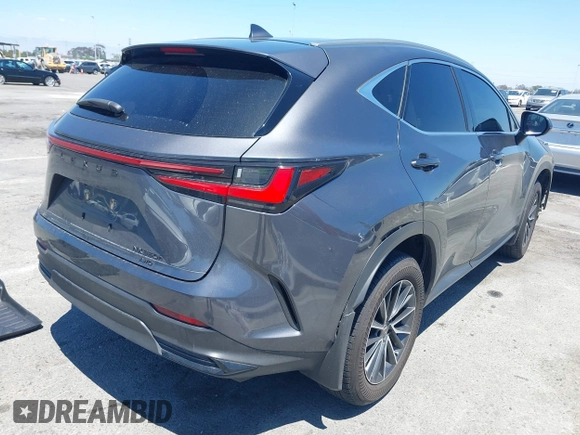 2023 Lexus NX 350h with VIN JTJAKCEZ7P2011676, listed as a IAAI auction lot 42229334 with 25,238 mi miles and . Bid and sale history available at DreamBid. Image 4.