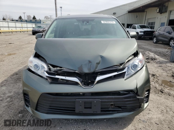 2019 Toyota Sienna LE Auto Access Seat with VIN 5TDKZ3DC8KS017634, listed as a Copart auction lot 52902315 with 109,184 mi miles and Salvage title. Bid and sale history available at DreamBid. Image 5.