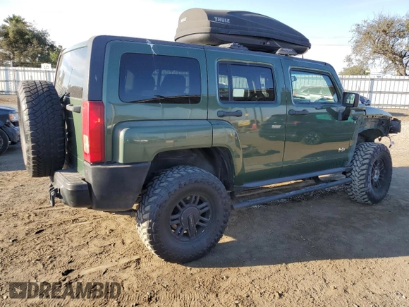 2006 Hummer H3 with VIN 5GTDN136468273891, listed as a Copart auction lot 74968354 with 177,489 mi miles and Salvage Title. Bid and sale history available at carsss.com. Image 3.