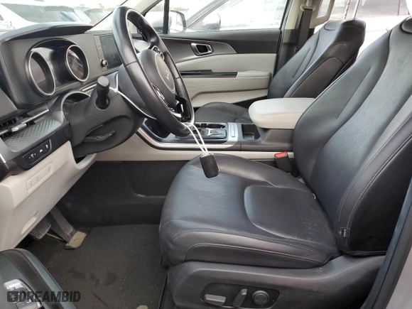 2022 Kia Carnival LXS with VIN KNDNB4H33N6168578, listed as a Copart auction lot 74183674 with 57,743 mi miles and Non Repairable. Bid and sale history available at carsss.com. Image 7.