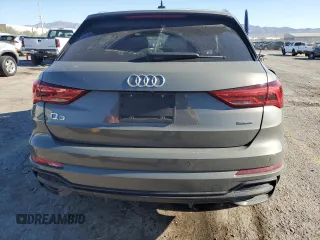 2021 Audi Q3 S line Premium Plus with VIN WA1EECF35M1153722, listed as a Copart auction lot 56537615 with 42,396 mi miles and Salvage title. Bid and sale history available at DreamBid. Image 6.
