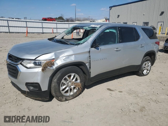 2018 Chevrolet Traverse LS with VIN 1GNEVFKW7JJ118139, listed as a Copart auction lot 51770795 with 122,953 mi miles and Non Repairable. Bid and sale history available at carsss.com. Image 1.