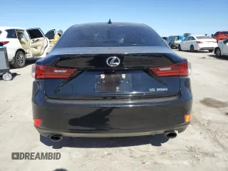 2015 Lexus IS 250 with VIN JTHBF1D20F5055633, listed as a Copart auction lot 48761885 with 78,040 mi miles and Salvage Title. Bid and sale history available at DreamBid. Image 6.