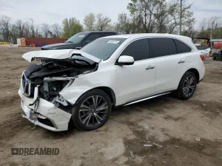 2019 Acura MDX Technology with VIN 5J8YD4H54KL028143, listed as a Copart auction lot 52402275 with 99,972 mi miles and Salvage title. Bid and sale history available at DreamBid. Image 1.