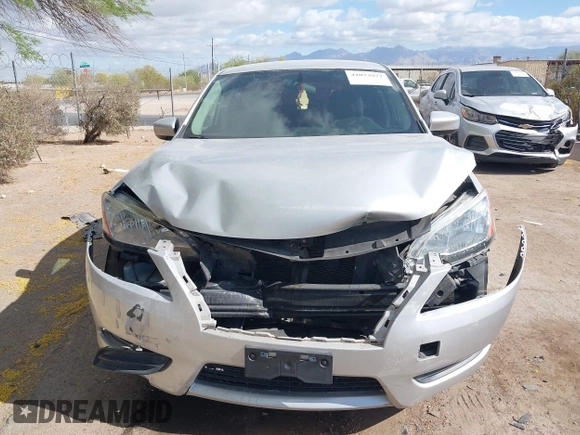 2015 Nissan Sentra SV with VIN 3N1AB7AP0FL668396, listed as a IAAI auction lot 42073977 with 159,280 mi miles. Bid and sale history available at carsss.com. Image 13.