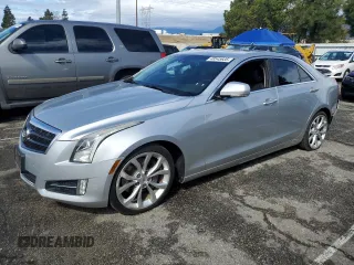 2013 Cadillac ATS Premium with VIN 1G6AE5S33D0128459, listed as a Copart auction lot 48545935 with 120,265 mi miles and Salvage Title. Bid and sale history available at carsss.com. Image 1.